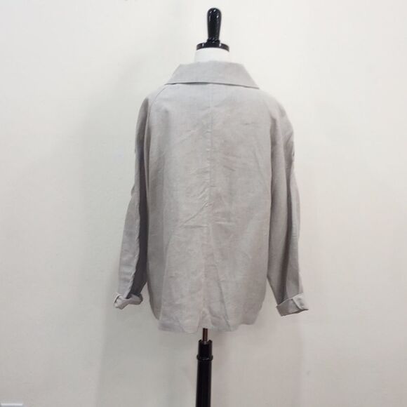 Ivan Grundahl Copenhagen Beige Unstructured Linen Jacket Blazer - Size 38 (M) - Picture 6 of 7